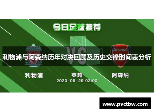 利物浦与阿森纳历年对决回顾及历史交锋时间表分析 利物浦与阿森纳历年对决回顾及历史交锋时间表分析